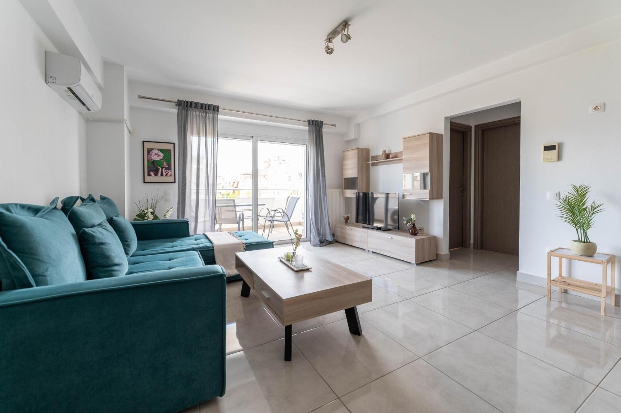 Modern Spacious Apartment Located In Pireus Exteriér fotografie